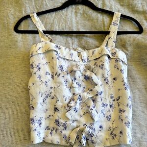 Reformation cute linen top size 2